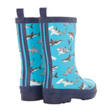 Hatley Shark Party Matte Toddler Wellies - Size 8