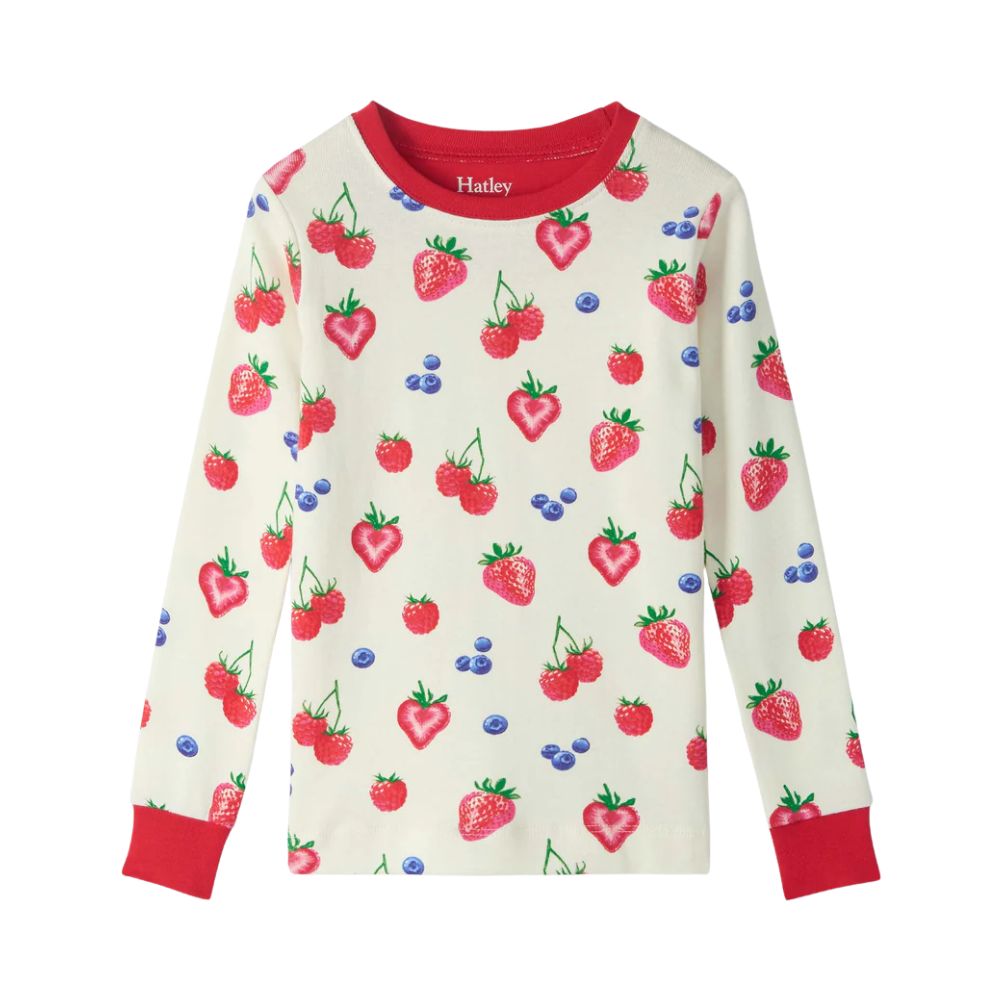 Hatley Summer Berries Cotton Pajama Set - Age 4