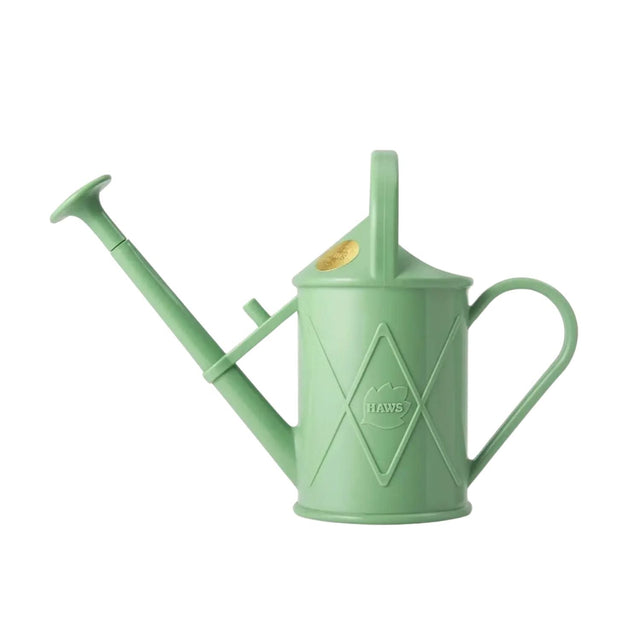 Haws 1 Litre Sage Plastic Heritage Watering Can - Old Railway Line Garden Centre