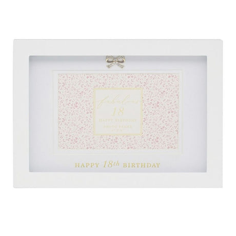Hearts Design 4x6 18th Birthday Photo Frame - Old Railway Line Garden Centre