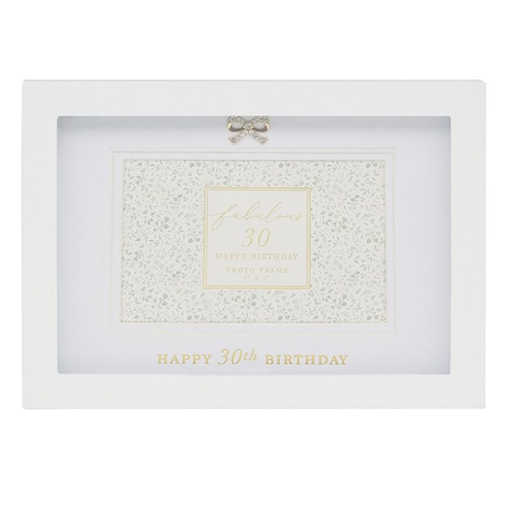 Hearts Design 4x6 30th Birthday Photo Frame - Old Railway Line Garden Centre