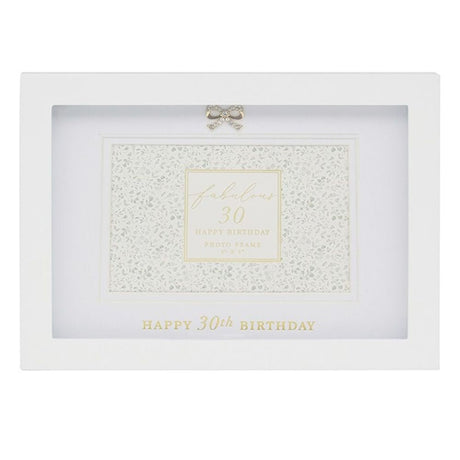 Hearts Design 4x6 30th Birthday Photo Frame - Old Railway Line Garden Centre
