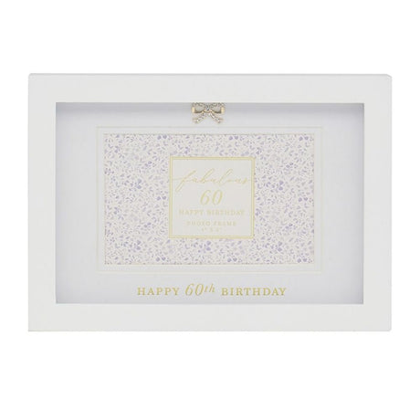 Hearts Design 4x6 60th Birthday Photo Frame - Old Railway Line Garden Centre