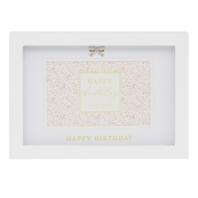 Hearts Design 4x6 Happy Birthday Photo Frame - Old Railway Line Garden Centre