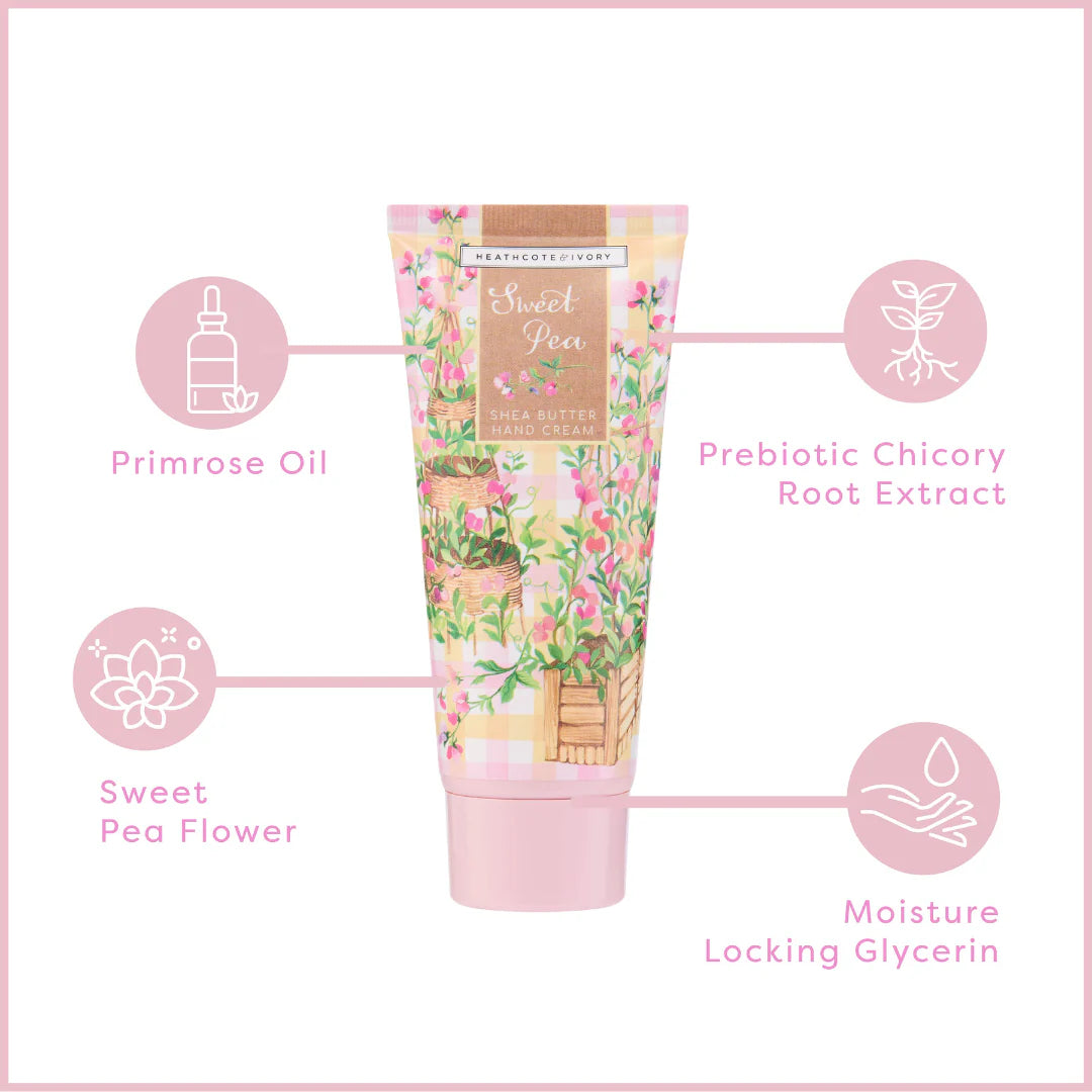 Heathcote & Ivory 100ml Sweet Pea Hand Cream