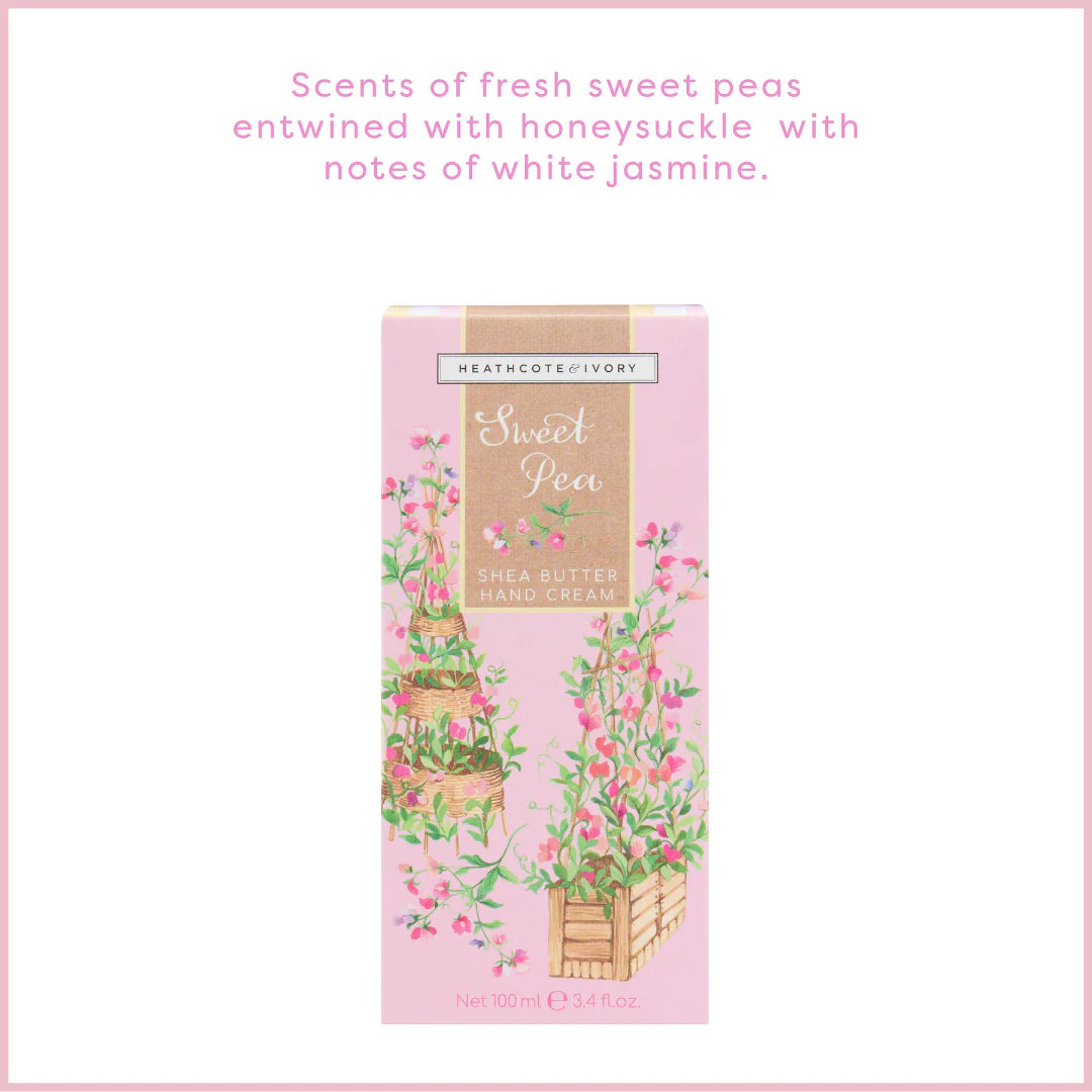 Heathcote & Ivory 100ml Sweet Pea Hand Cream