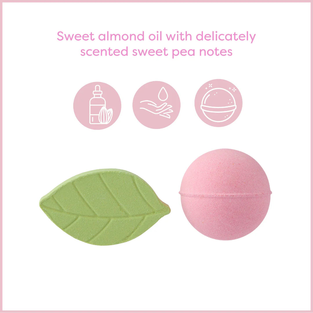 Heathcote & Ivory Sweet Pea Teepee Bath Fizzers Set