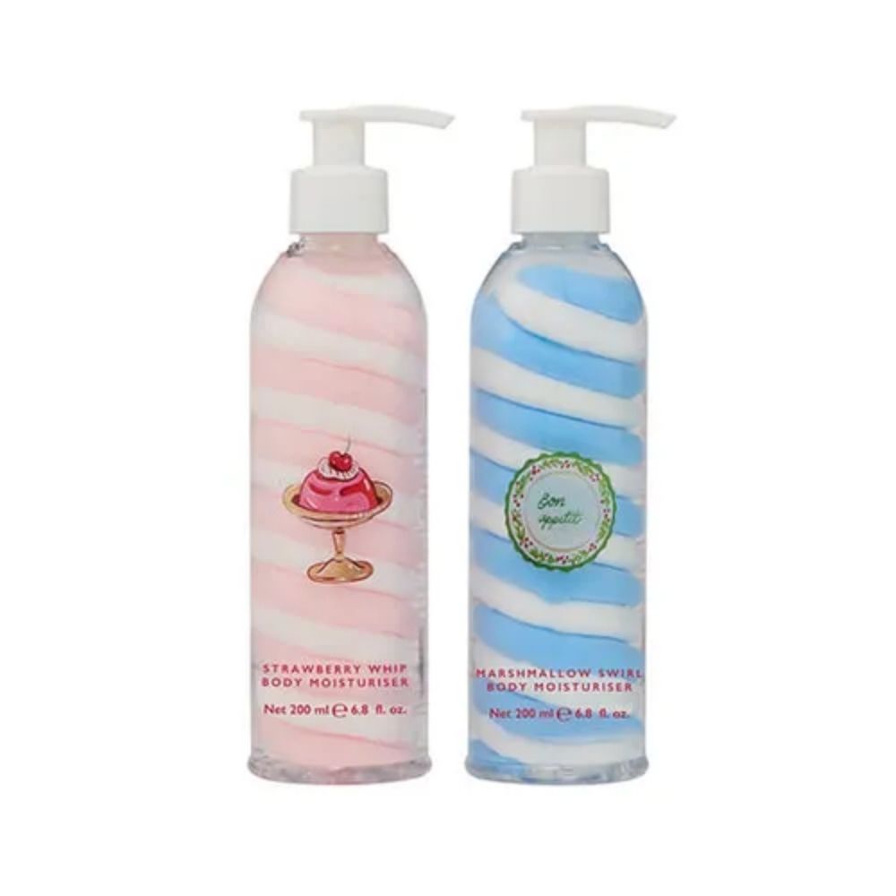 Heathcote & Ivory Vintage Fayre 200ml Swirl & Soften Body Moisturiser Set