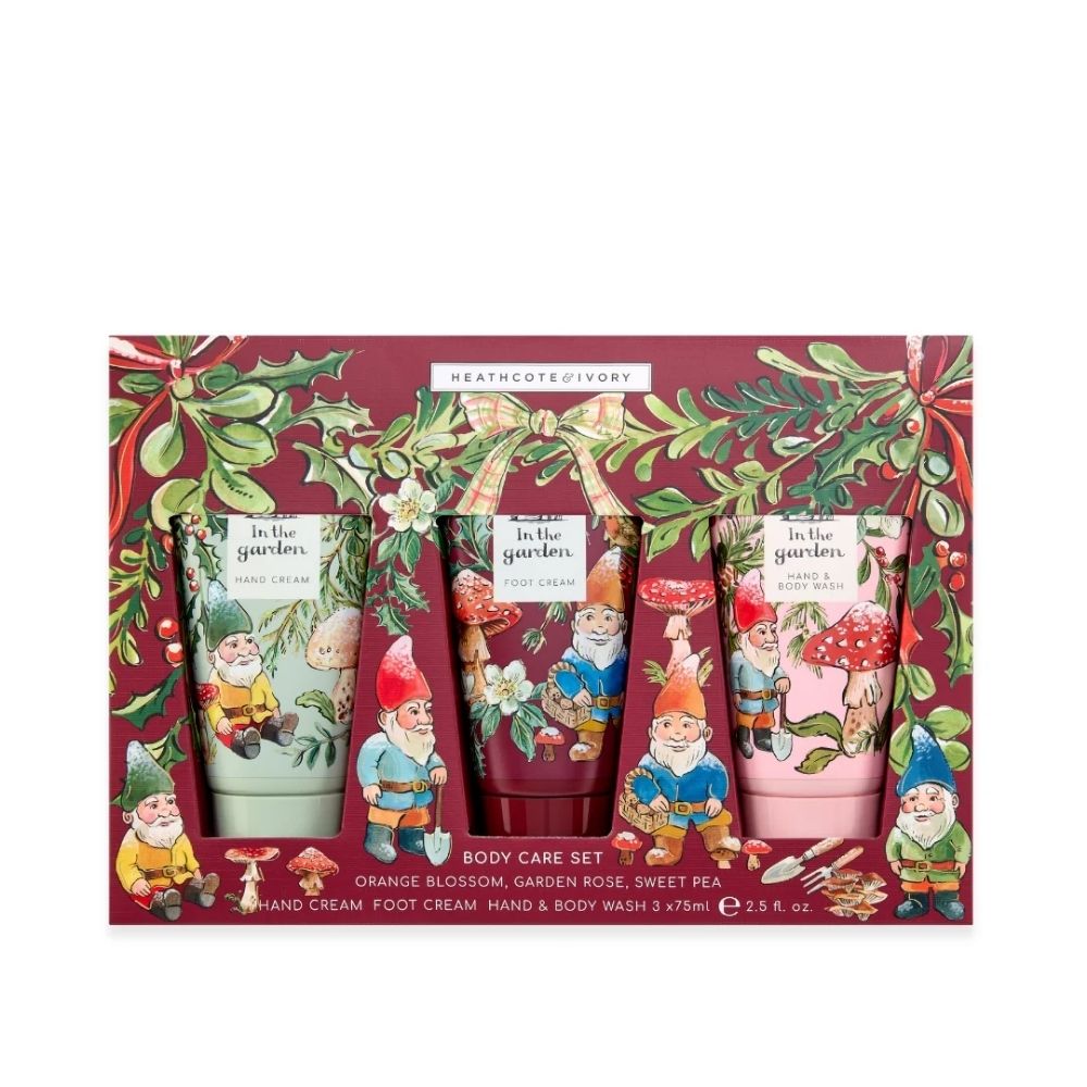 Heathcote & Ivory In The Garden Garden Gnomes Body Care Set