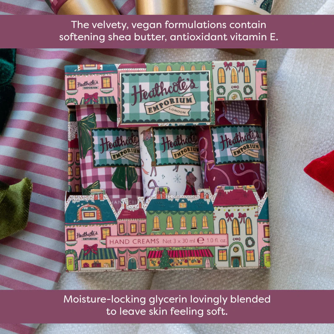 Heathcote's Emporium Hand Cream Trio (3x30ml)