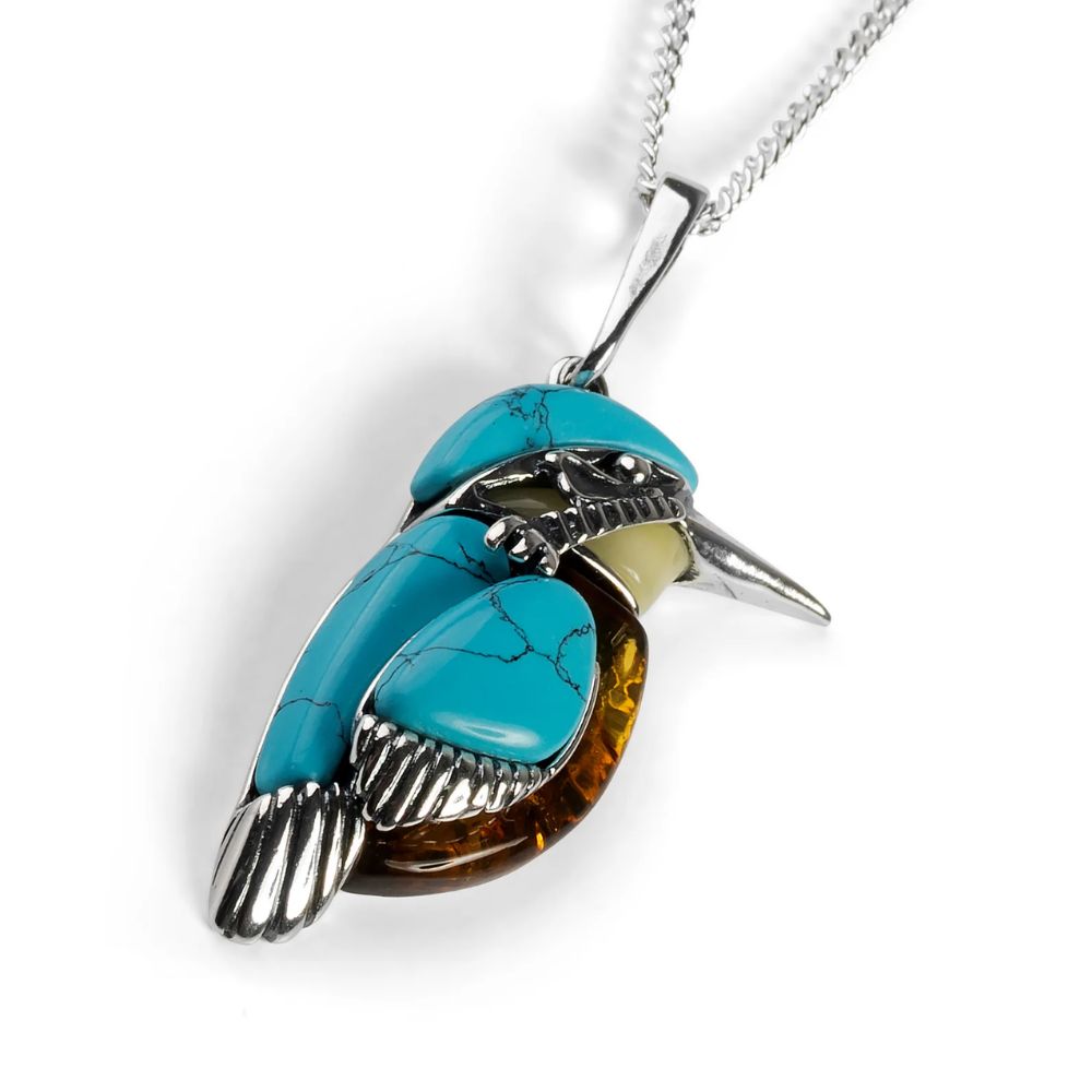 Henryka Large Kingfisher Necklace