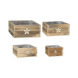 Hogewoning 14cm Natural Wood Flower Planter - 361443 - Old Railway Line Garden Centre