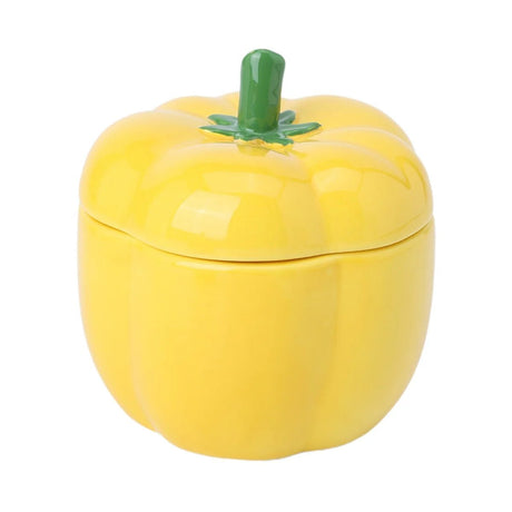 Hogewoning 15cm Yellow Ceramic Pepper Pot - 409729 - Old Railway Line Garden Centre