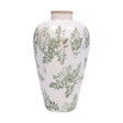 Hogewoning 17cm Jona Vase- Green/White - Old Railway Line Garden Centre