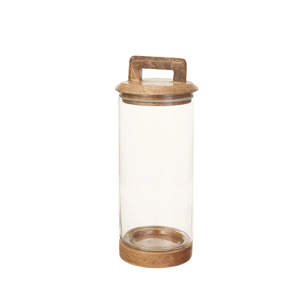 Hogewoning 27cm Clear Domincal Jar - 704226 - Old Railway Line Garden Centre