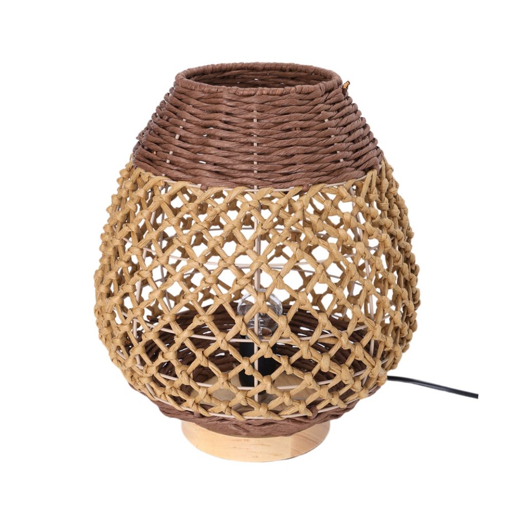 Hogewoning 36cm Natural Playa Carrillo Table Lamp