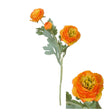 Hogewoning 49cm Light Orange Ranunculus Artificial Flower Stem - 363257 - Old Railway Line Garden Centre