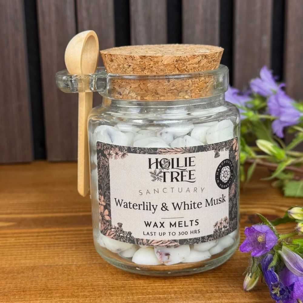 Hollie Tree Melting Pot Wax Melts Waterlily & White Musk