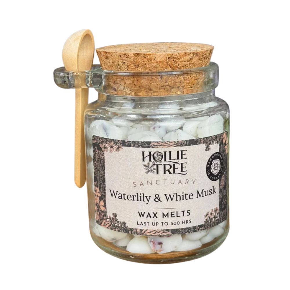 Hollie Tree Melting Pot Wax Melts Waterlily & White Musk