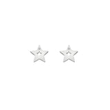 Hot Diamonds 10mm Amulet Star Stud Earrings - Silver