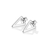 Hot Diamonds 10mm Triangle Earrings - Silver