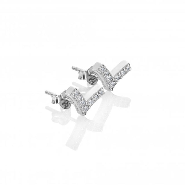 Hot Diamonds 11mm Lustre Earrings - Silver - Old Railway Line Garden Centre