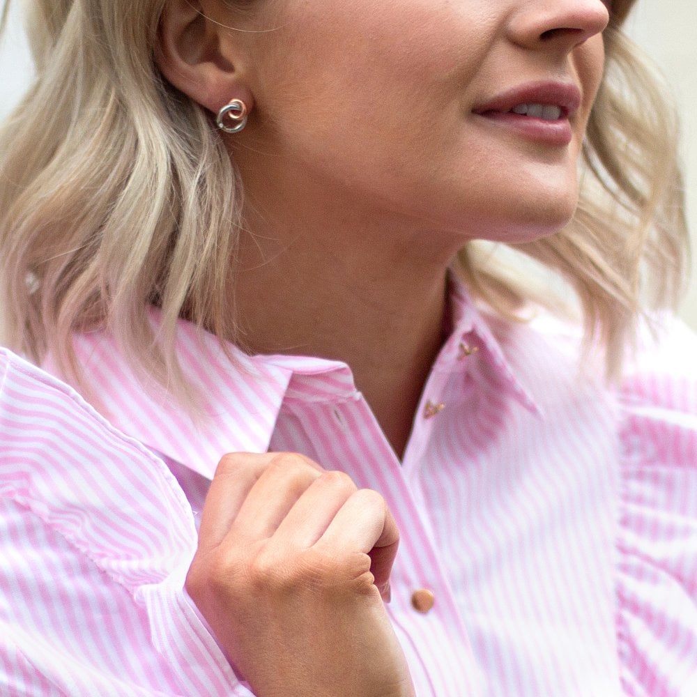 Hot Diamonds 13mm Eternal Stud Earrings - Rose Gold Accents
