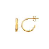 Hot Diamonds 14mm HD X GE Harlequin Earrings - Gold