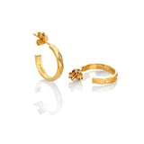 Hot Diamonds 14mm HD X GE Harlequin Earrings - Gold