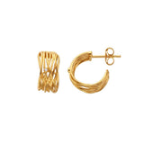 Hot Diamonds 14mm HD X GE String Earrings - Gold
