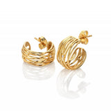 Hot Diamonds 14mm HD X GE String Earrings - Gold