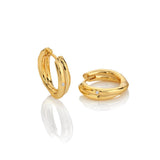 Hot Diamonds 15mm Aura Hoop Earrings - Gold