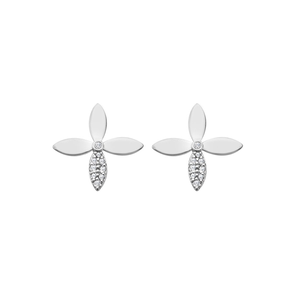 Hot Diamonds 15mm Eden Stud Earrings - Silver