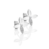 Hot Diamonds 15mm Eden Stud Earrings - Silver