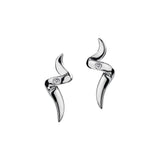 Hot Diamonds 20mm Sensual Stud Earrings - Silver
