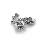 Hot Diamonds 23mm Calm Drop Earrings - Silver