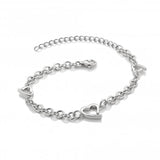 Hot Diamonds 24cm Warm Heart Bracelet - Silver