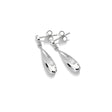 Hot Diamonds 24mm Teardrop Earrings - Silver - Old Railway Line Garden Centre