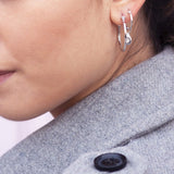 Hot Diamonds 25mm Hoop Earrings - Silver
