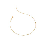 Hot Diamonds 39cm Embrace Beaded Cable Chain - Gold