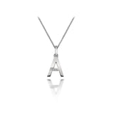 Hot Diamonds 45cm 'A' Micro Letter Necklace - Silver