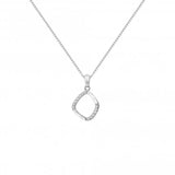 Hot Diamonds 45cm Behold White Topaz Pendant - Silver