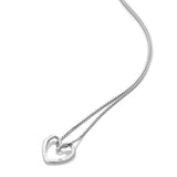 Hot Diamonds 45cm Classic Heart Necklace - Silver