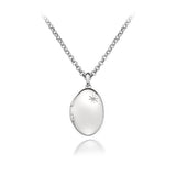 Hot Diamonds 45cm Confident Oval Locket Necklace - Silver
