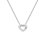 Hot Diamonds 45cm Diamond Amulet Heart Necklace - Silver