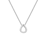 Hot Diamonds 45cm Diamond Amulet Teardrop Necklace - Silver