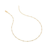 Hot Diamonds 45cm Embrace Beaded Cable Chain - Gold