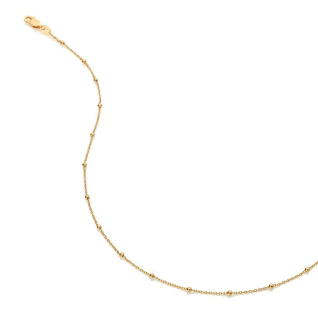 Hot Diamonds 45cm Embrace Beaded Cable Chain - Gold - Old Railway Line Garden Centre
