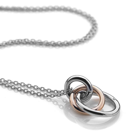 Hot Diamonds 45cm Eternal Necklace - Rose Gold Accents - Old Railway Line Garden Centre