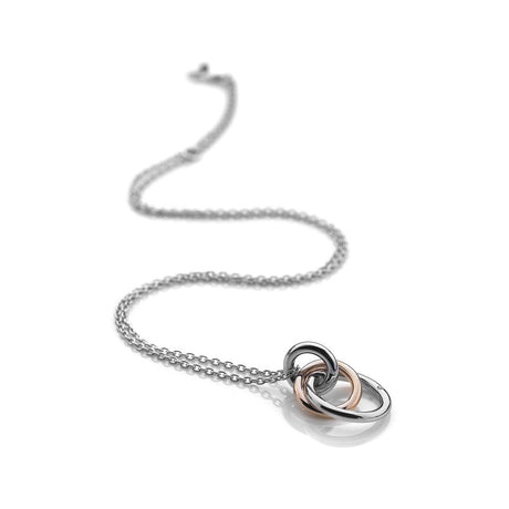 Hot Diamonds 45cm Eternal Necklace - Rose Gold Accents - Old Railway Line Garden Centre